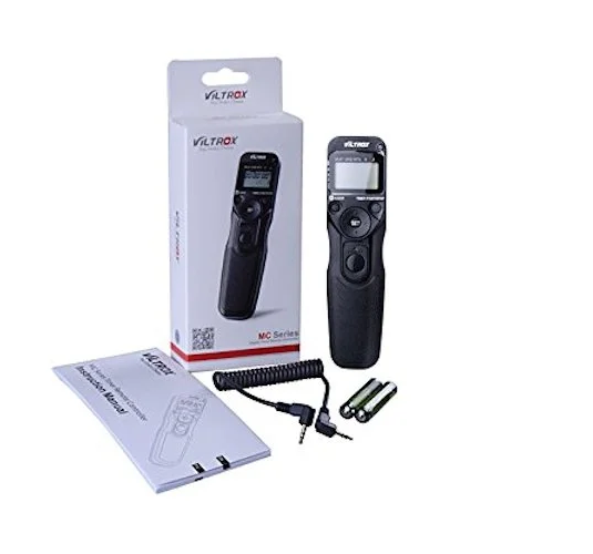 Дротовий пульт керування тросик Viltrox з таймером і LCD - MC-N1 (аналог MC-36A) для NIKON програмований