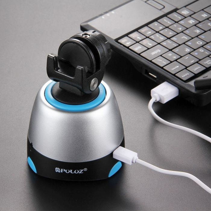 Моторизований тримач, що обертається, - головка PU362L від Puluz для екшен-камер і смартфонів.