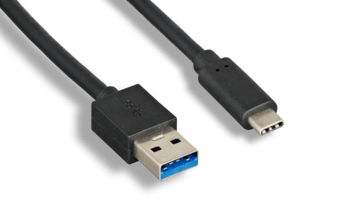 Кабель (шнур) USB UC-E24 (UC-E25) (USB C - USB A) для камер NIKON Z5, Z6, Z6 II, Z7, Z7 II, Z9, D780, D6