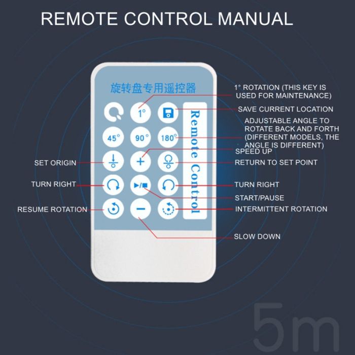 Поворотний стіл для предметної зйомки із вбудованим акумулятором Puluz EDA002243902B 52 см (до 100 кг) білий