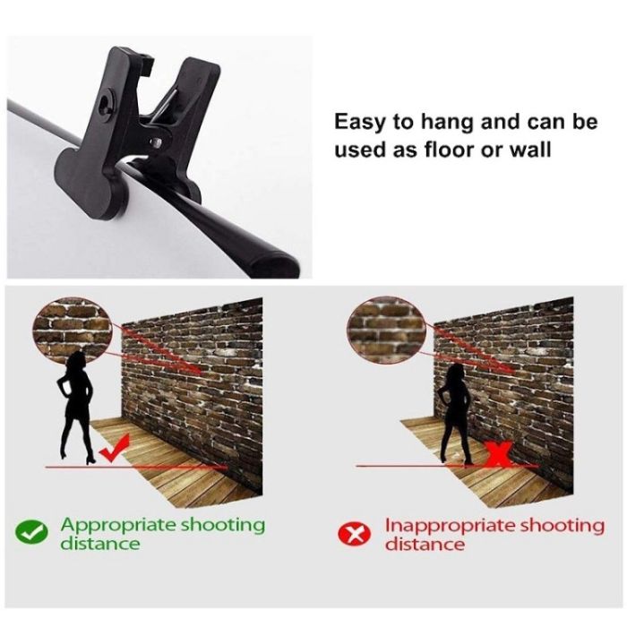 Фотофон, фон для фото вініловий текстурний 1.5×2.1 м Цегляна стіна (841651) у тубусі