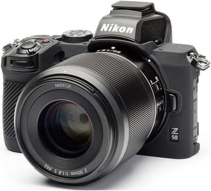 Захисний силіконовий чохол для фотоапаратів Nikon Z50 - чорний