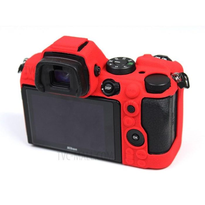 Захисний силіконовий чохол для фотоапаратів Nikon Z5 - червоний