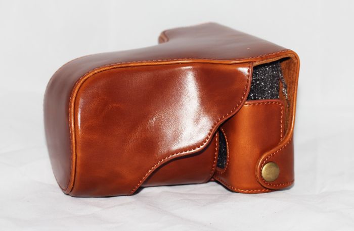 Футляр захисний - чохол для фотоапаратів FujiFilm X-E2, X-E1 - коричневий