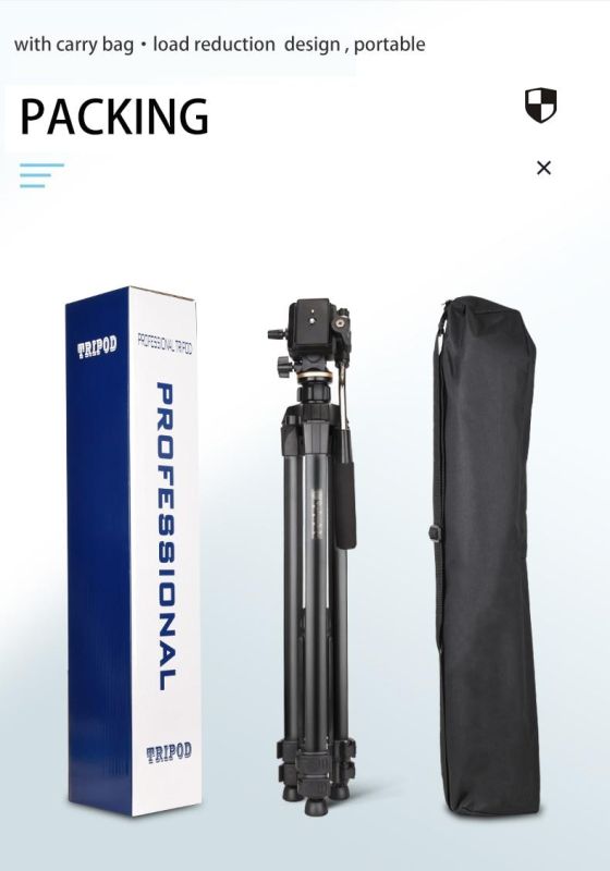 Штатив фірми QZSD (Beike) для фотоапаратів та відеокамер - Q1730+ з відео головкою