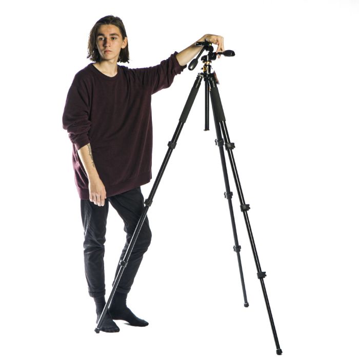 Штатив + монопід фірми QZSD для фотоапаратів - Q-620H (Q620H) + головка Q80