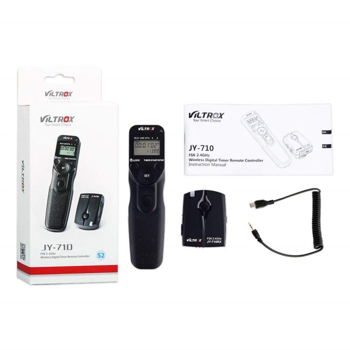 Бездротовий програмований пульт ДК (інтервалометр) Viltrox JY-710-C3 для фотоапаратів Canon