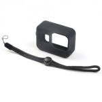 Силіконовий чохол, футляр з ремінцем для екшн камер GoPro Hero 8 - чорний (код № XTGP549)