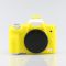 Захисний силіконовий чохол для фотоапаратів CANON EOS M50, M50 Mark II - жовтий