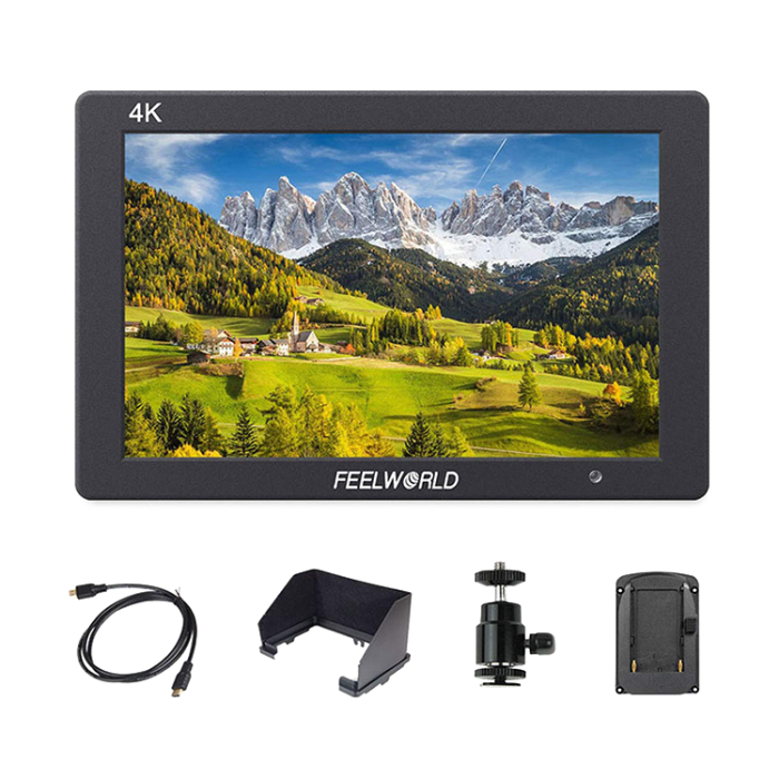 Накамерний монітор, дисплей FeelWorld 7" дюймовий T7 PLUS V.2 Full HD HDMI (4K)
