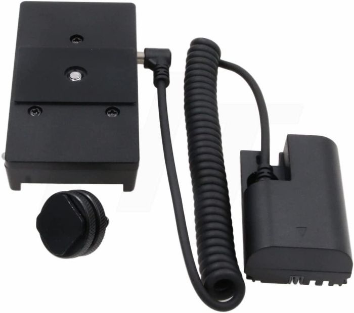 Муфта Canon LP-E6 і адаптер живлення батареї NP-F (вставка, каплер DR-E6)