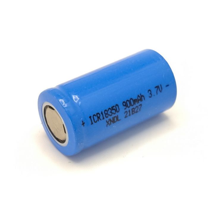 Комплект: 1 шт - акумулятор 18350 PKCELL 900 + зарядний пристрій з USB - JR2020-1