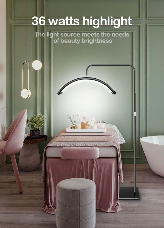 LED безтінова Moon лампа для відеобрезорів, вій, тату, брови — освітлення для косметології HD-M6X Censreal