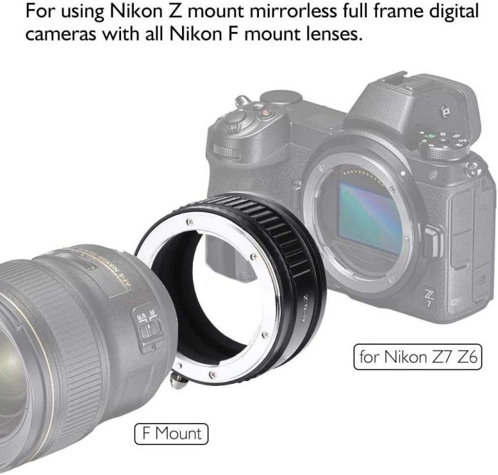 Адаптер (перехідник) Leedsen — Nikon F (AI) — Nikon Z (AI-N.Z)