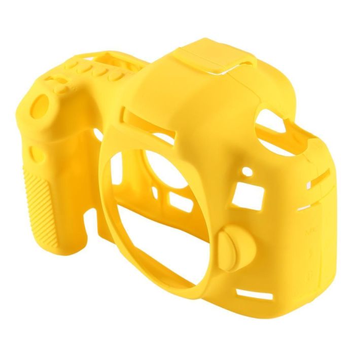 Захисний силіконовий чохол для фотоапаратів Canon EOS 5D Mark III, 5Ds, 5Dr — жовтий