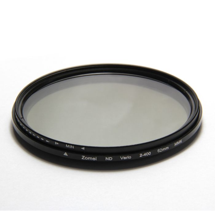 Нейтрально-сірий світлофільтр ZOMEI зі змінною щільністю 62 мм ND2 - ND400