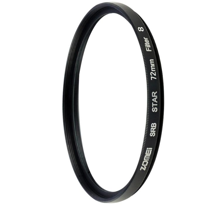 Зірковий (STAR-8), 8-ти променевий світлофільтр ZOMEI 72 мм - скло
