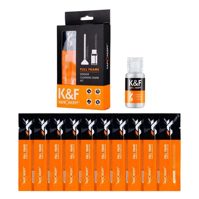Набір для догляду за матрицею K&F Concept — 24 mm Full-Frame Sensor Cleaning Swab Kit (SKU.1617)