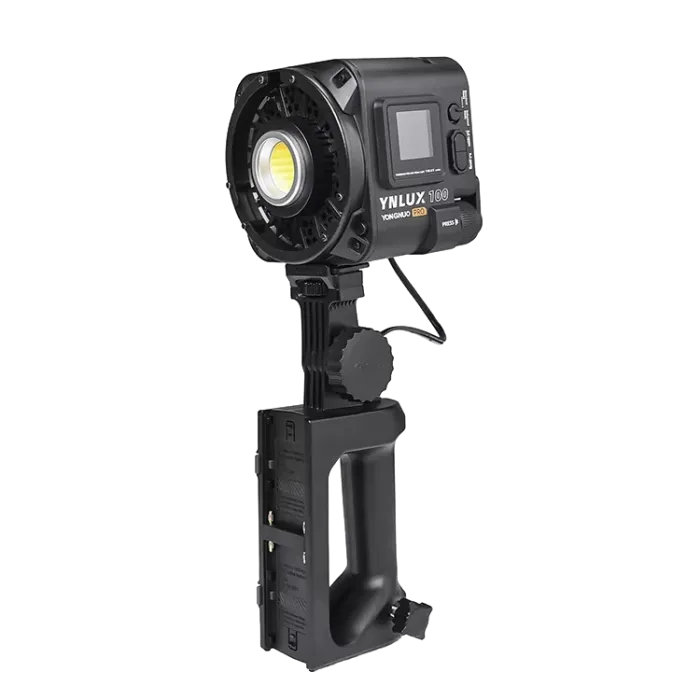 LED-світло, освітлювач, студійне світло Yongnuo YNLUX100 PRO KIT (3200-5600K) з тримачем і кейсом