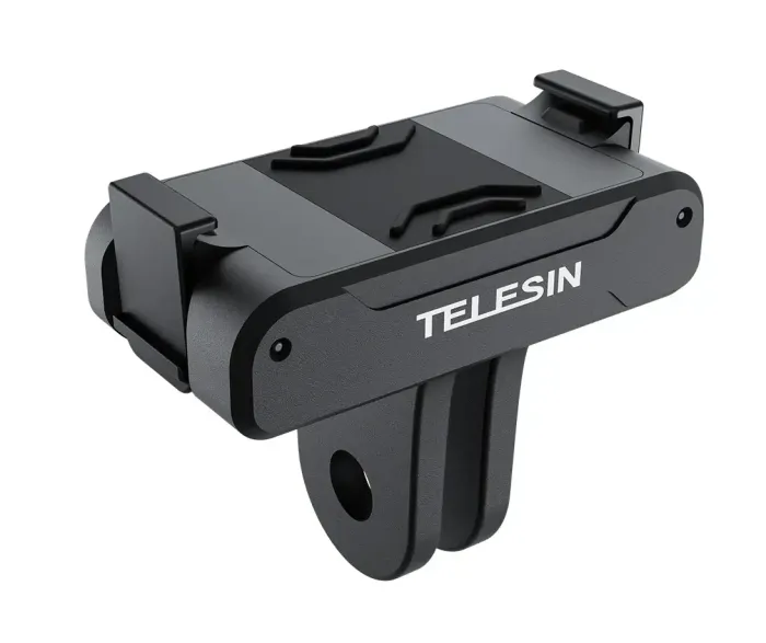 Магнітний адаптер TELESIN з двома захоплювачами для DJI OSMO Action 3, 4, 5 Pro, OSMO360 (код No OA-TPM-T04)