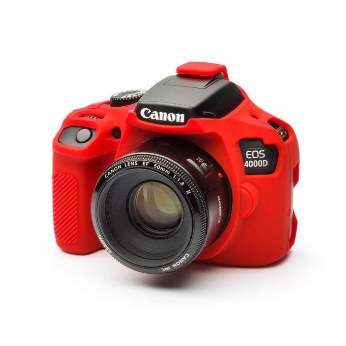 Захисний силіконовий чохол для фотоапаратів Canon EOS 4000D, 3000D — червоний