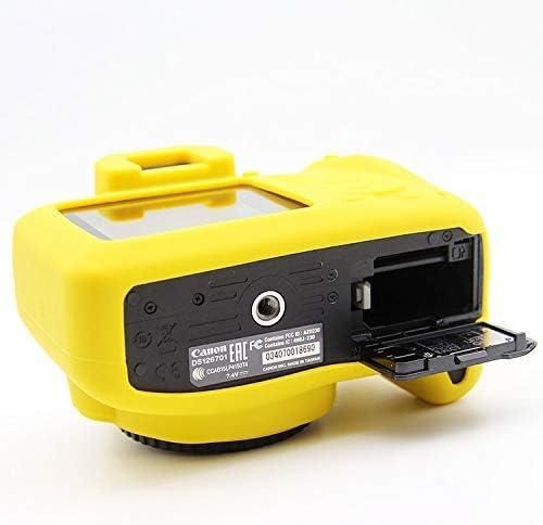 Захисний силіконовий чохол для фотоапаратів Canon EOS 4000D, 3000D — жовтий