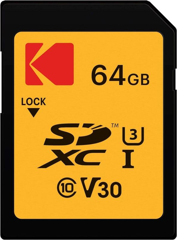 Картка пам'яті Kodak SD 64 GB (U3/V30/A1)