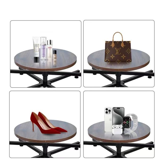 Поворотна платформа стіл, що обертається — Massa з кріпленням і фоном (D=40 cm)