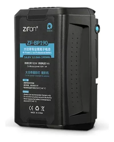 Акумулятор Zifon ZF-BP190 V-Mount 190 Wh 12800 mAh 14.8 V (BP-190) (з USB і D-Tap)