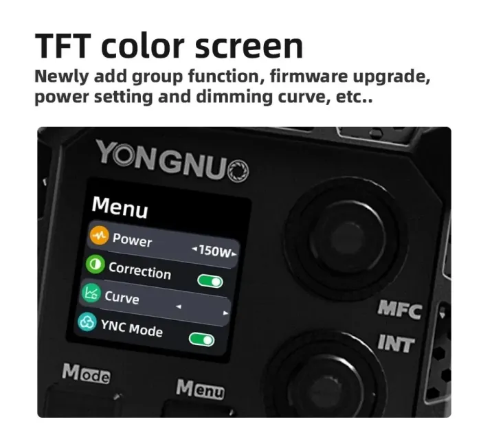 LED-світло, освітлювач, студійне світло Yongnuo YN150 (2700-6500K)
