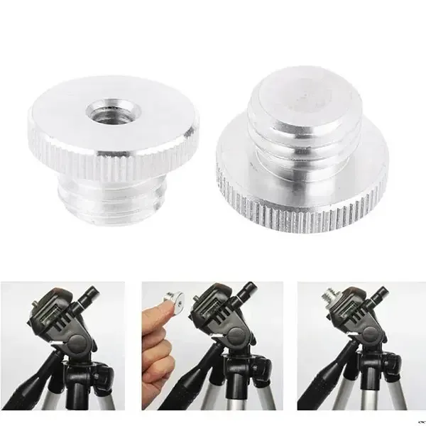 Нарізний адаптер-перехідник різі 1/4 на 5/8 для геодезичних призм і лазерних нівелерів