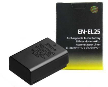 Акумулятор EN-EL25 для фотоапаратів NIKON Z30, Z50, Z fc