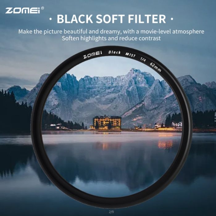 Світлофільтр Zomei 67 mm Black Mist 1/4