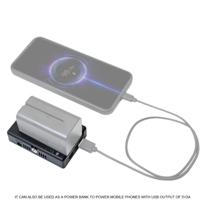 Багатофункційний адаптер — пластина 2 в 1 для NP-F акумуляторів від Censreal