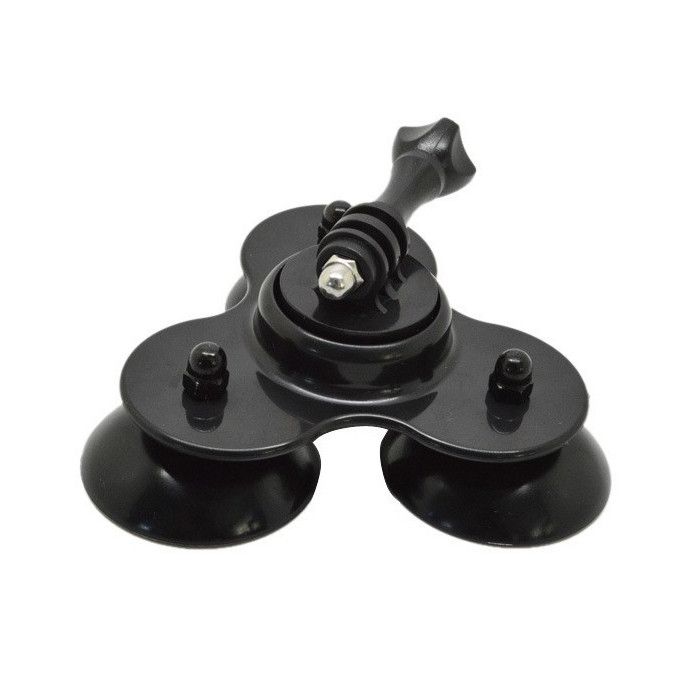 Кріплення потрійна присоска Triple Suction Cup для екшн камер Xiaomi YI, SJCam, GoPRO (код № XTGP180)