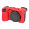 Захисний силіконовий чохол для фотоапаратів SONY A6700 — червоний