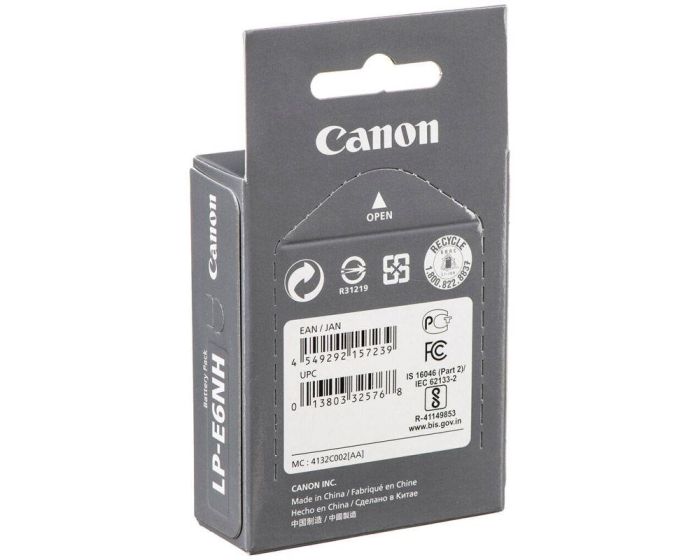Акумулятор LP-E6NH (LP-E6, LP-E6N) для камер CANON 5D Mark II, 5D Mark III, 5D Mark IV