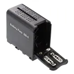 Адаптер Falcon Eyes BB-6 — батарейний блок емулятор Sony NP-F970 (NP-F960, NP-F750, NP-F550)