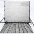Фотофон, фон для фото вініловий текстурний 1.5×2.1 м Цегляна стіна + дерев'яна підлога (841646) з тримачем