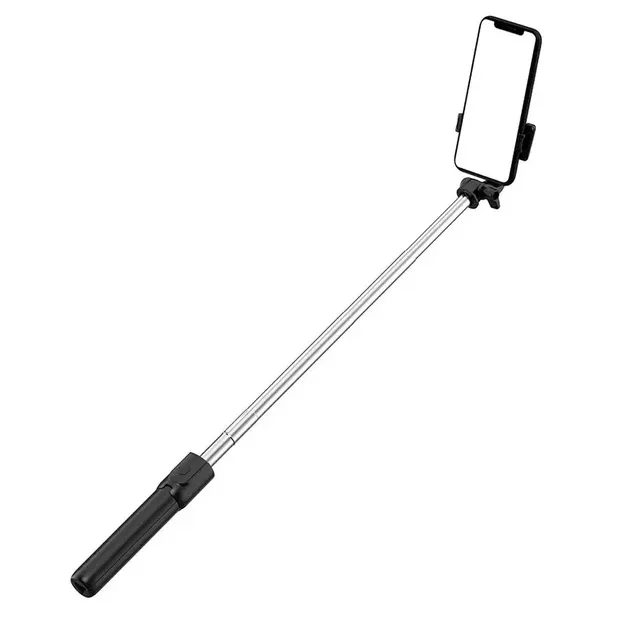Селфі палиця, штатив-монопод для телефона з Bluetooth пультом Selfie Stick R1 (чорний)