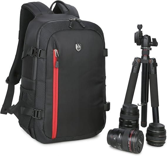 Фоторюкзак, рюкзак для фотоапаратів DULUDA (тип "3015") — чорний