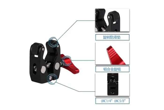 Універсальний затиск-струбцину Magic arm для кріплення техніки та аксесуарів