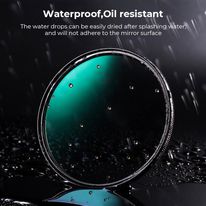 Світлофільтр K&F Concept 40.5 mm CPL, HD, XC16 Nano-X B270 28-шарове Nano покриття, оптичне скло Німеччина