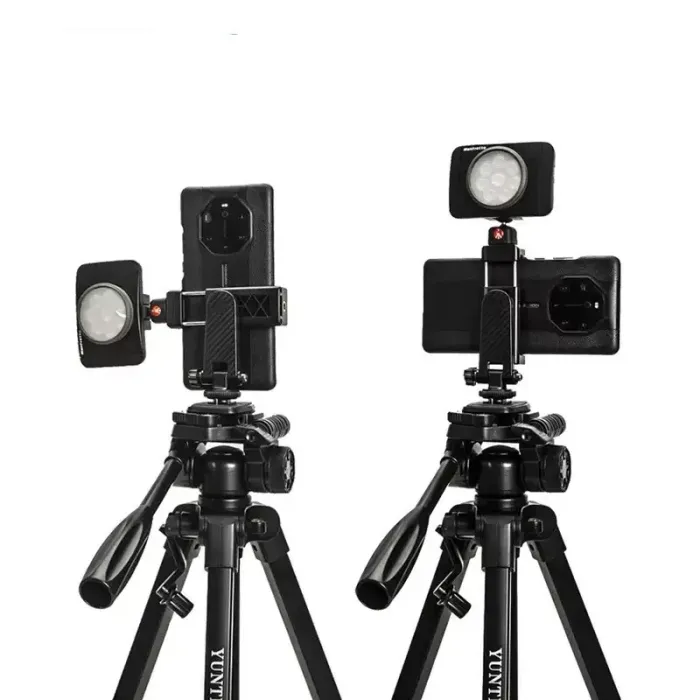 Кріплення (адаптер, тримач) Yunteng VCT-007 для встановлення телефонів на камеру, монопод, штатив тощо