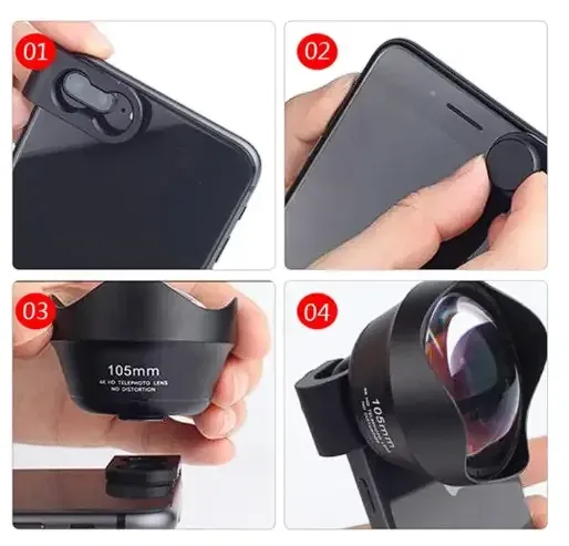 Насадка, об'єктив, макролінза для телефона XT-XINTE 105 мм