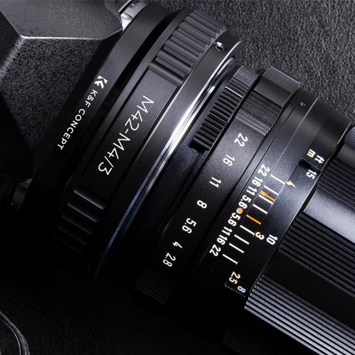 Адаптер (перехідник) K&F Concept — M42 — Micro 4/3 для камер Panasonic з байонетом Micro 4/3