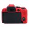 Захисний силіконовий чохол для фотоапаратів Canon EOS R10 — червоний
