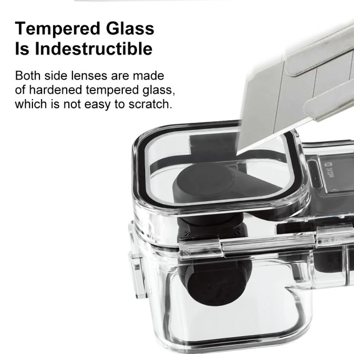 Аквабокс, водонепроникний бокс PU967T для екшн камер DJI Osmo Pocket 3