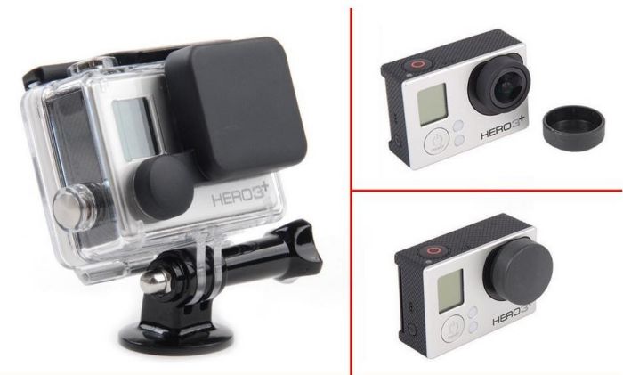 Кришка на об'єктив GoPro Hero 3+/Hero 4 (2 шт) (код № XTGP86)