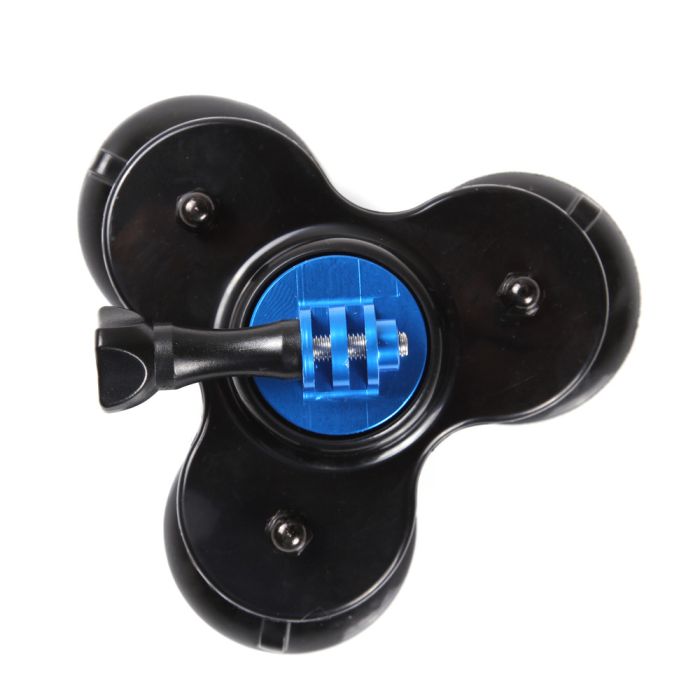Кріплення потрійна присоска Triple Suction Cup для екшн камер Xiaomi YI, SJCam, GoPRO (код № XTGP179)